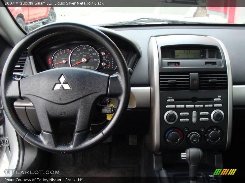 Liquid Silver Metallic / Black 2007 Mitsubishi Galant SE