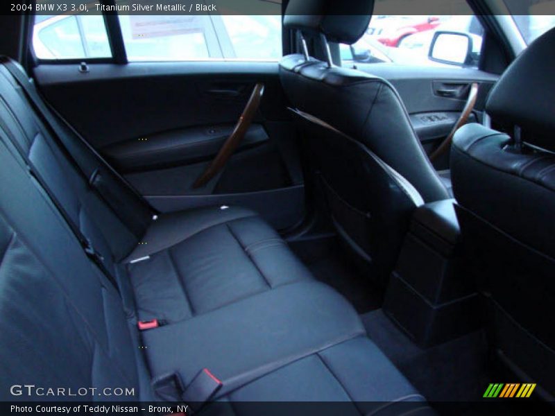 Titanium Silver Metallic / Black 2004 BMW X3 3.0i