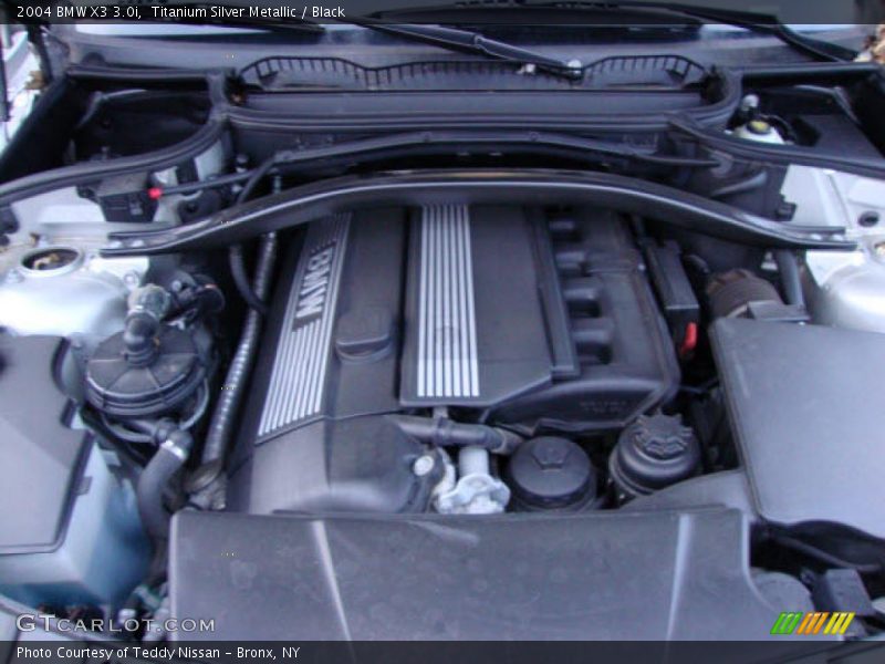 Titanium Silver Metallic / Black 2004 BMW X3 3.0i