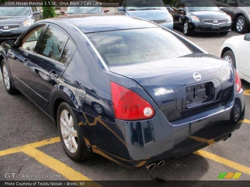 Onyx Black / Cafe Latte 2006 Nissan Maxima 3.5 SE
