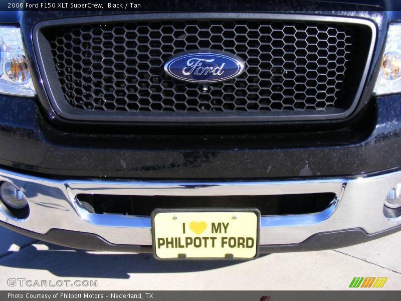 Black / Tan 2006 Ford F150 XLT SuperCrew