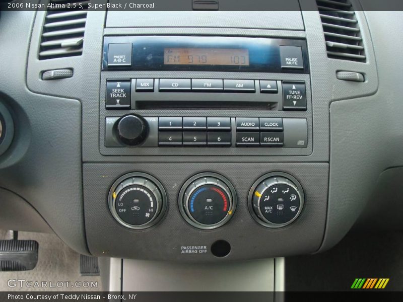 Super Black / Charcoal 2006 Nissan Altima 2.5 S