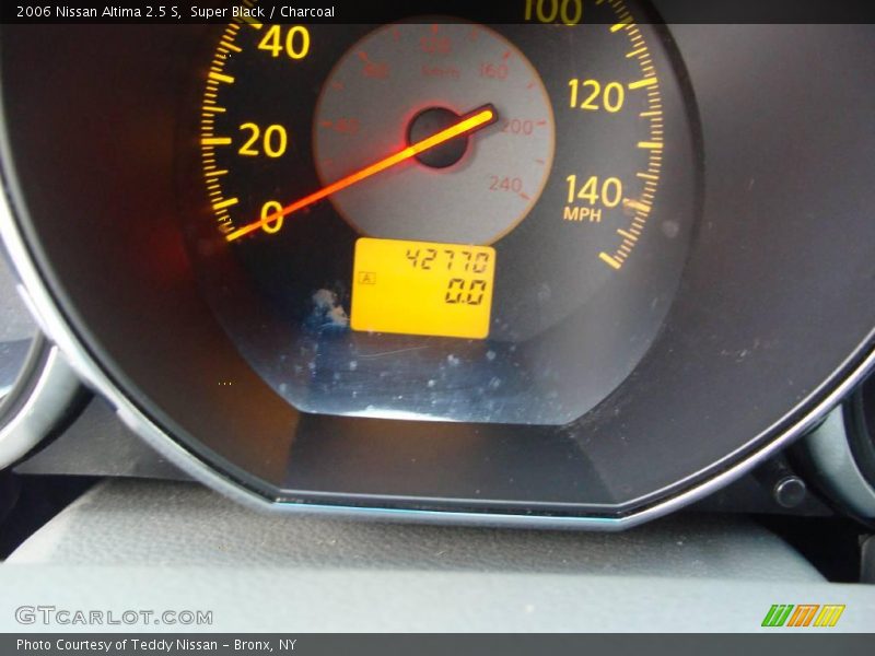 Super Black / Charcoal 2006 Nissan Altima 2.5 S