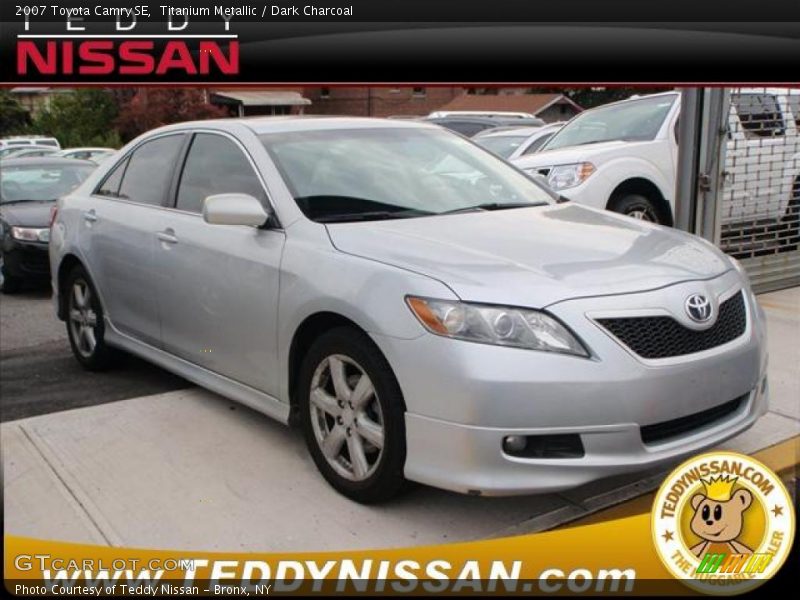Titanium Metallic / Dark Charcoal 2007 Toyota Camry SE