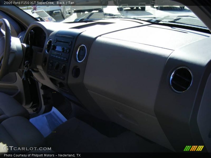 Black / Tan 2006 Ford F150 XLT SuperCrew