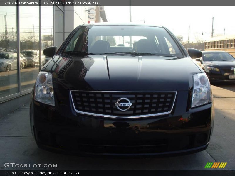 Super Black / Charcoal/Steel 2007 Nissan Sentra 2.0 S