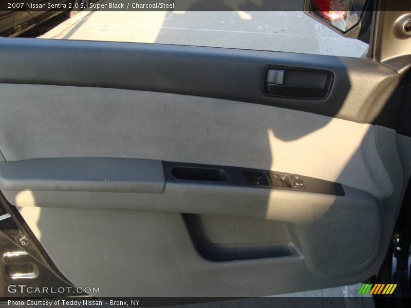 Super Black / Charcoal/Steel 2007 Nissan Sentra 2.0 S