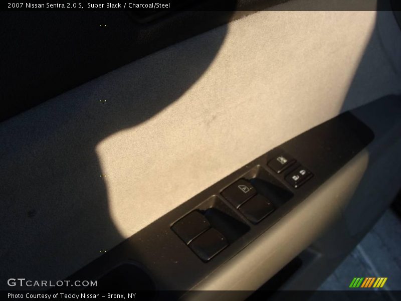 Super Black / Charcoal/Steel 2007 Nissan Sentra 2.0 S