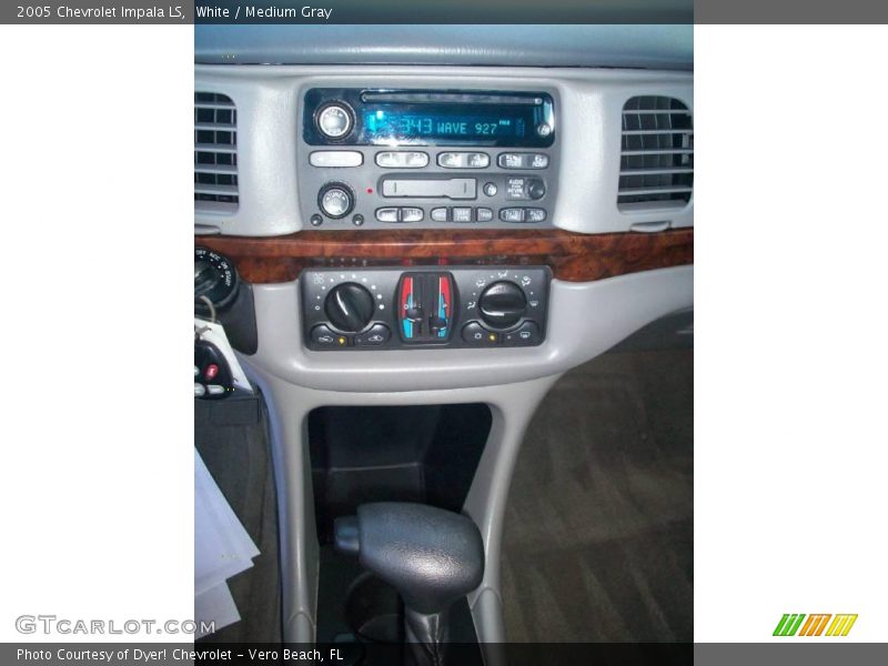 White / Medium Gray 2005 Chevrolet Impala LS