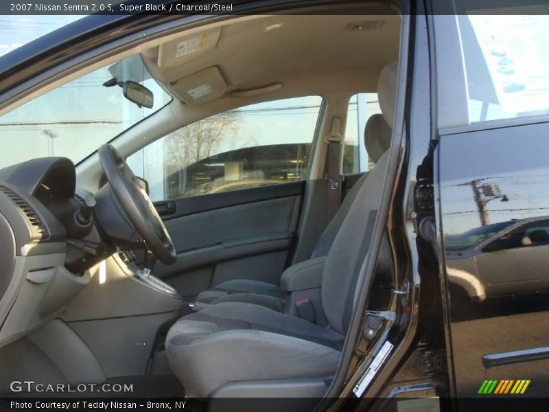 Super Black / Charcoal/Steel 2007 Nissan Sentra 2.0 S