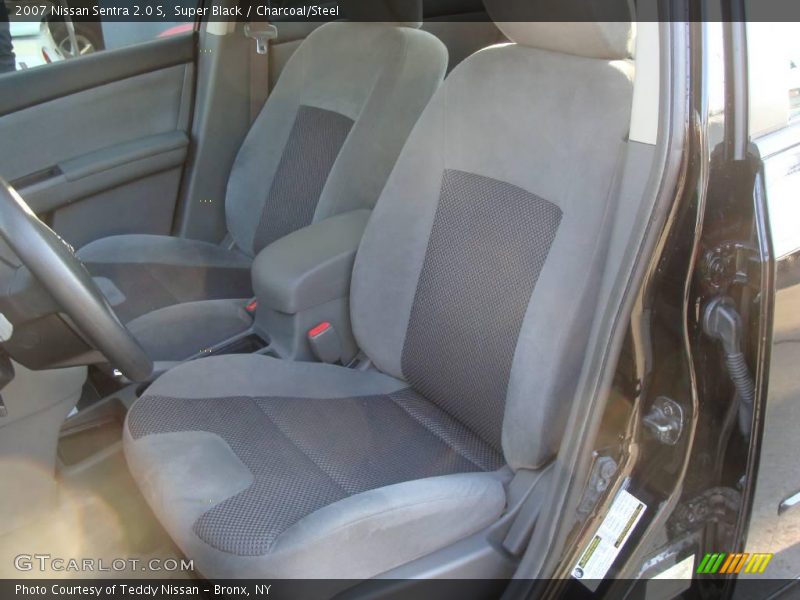 Super Black / Charcoal/Steel 2007 Nissan Sentra 2.0 S