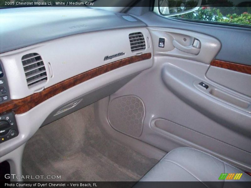 White / Medium Gray 2005 Chevrolet Impala LS