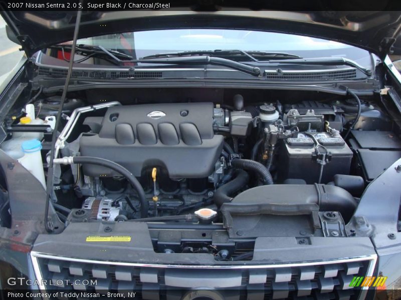 Super Black / Charcoal/Steel 2007 Nissan Sentra 2.0 S