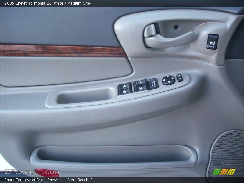 White / Medium Gray 2005 Chevrolet Impala LS