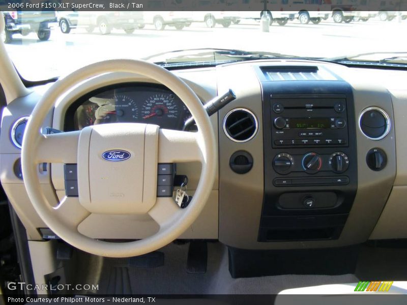 Black / Tan 2006 Ford F150 XLT SuperCrew