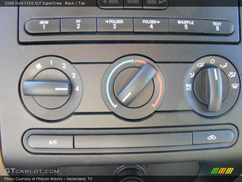 Black / Tan 2006 Ford F150 XLT SuperCrew
