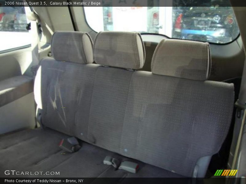 Galaxy Black Metallic / Beige 2006 Nissan Quest 3.5