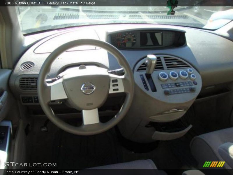 Galaxy Black Metallic / Beige 2006 Nissan Quest 3.5