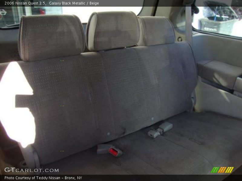 Galaxy Black Metallic / Beige 2006 Nissan Quest 3.5