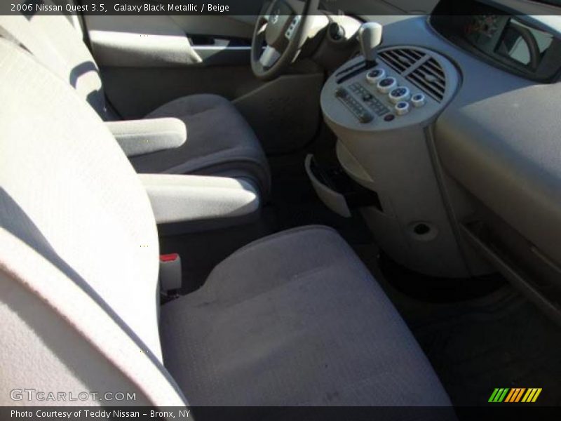 Galaxy Black Metallic / Beige 2006 Nissan Quest 3.5