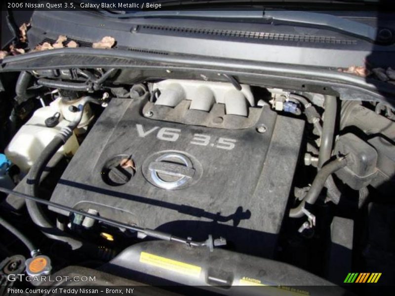 Galaxy Black Metallic / Beige 2006 Nissan Quest 3.5