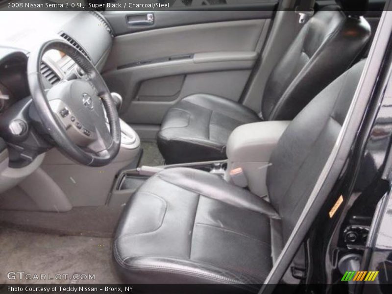 Super Black / Charcoal/Steel 2008 Nissan Sentra 2.0 SL