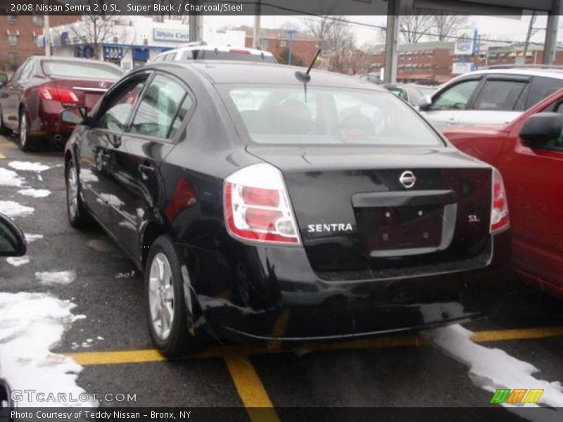 Super Black / Charcoal/Steel 2008 Nissan Sentra 2.0 SL