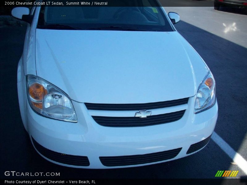 Summit White / Neutral 2006 Chevrolet Cobalt LT Sedan