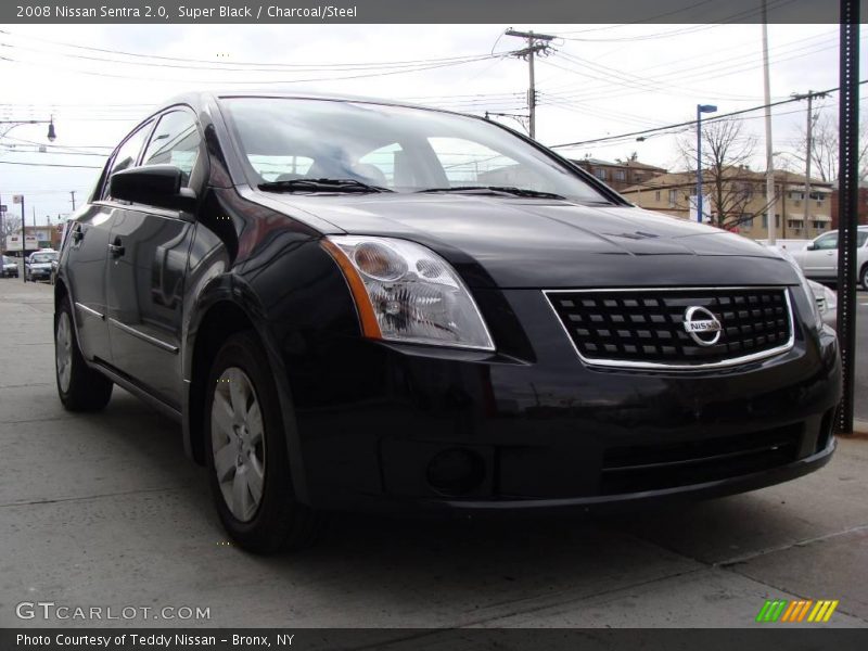 Super Black / Charcoal/Steel 2008 Nissan Sentra 2.0
