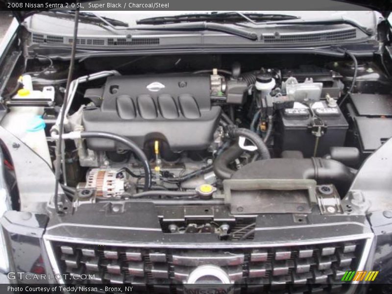 Super Black / Charcoal/Steel 2008 Nissan Sentra 2.0 SL