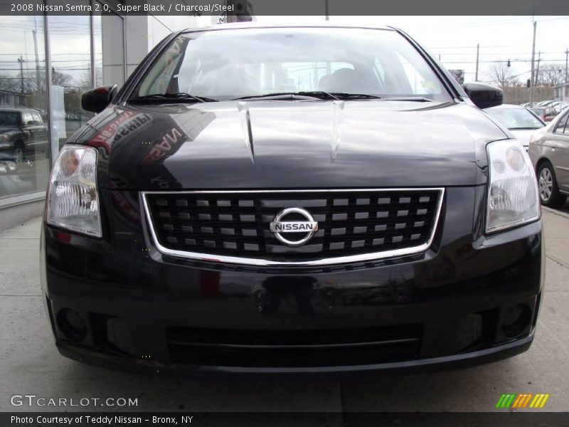 Super Black / Charcoal/Steel 2008 Nissan Sentra 2.0