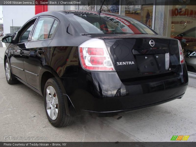 Super Black / Charcoal/Steel 2008 Nissan Sentra 2.0