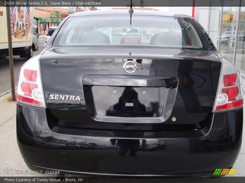Super Black / Charcoal/Steel 2008 Nissan Sentra 2.0
