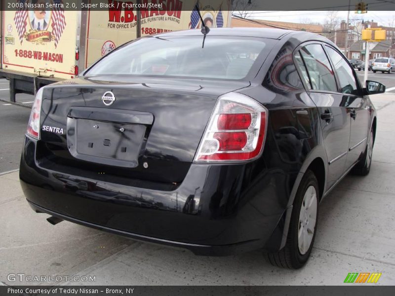 Super Black / Charcoal/Steel 2008 Nissan Sentra 2.0