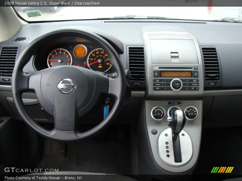 Super Black / Charcoal/Steel 2008 Nissan Sentra 2.0