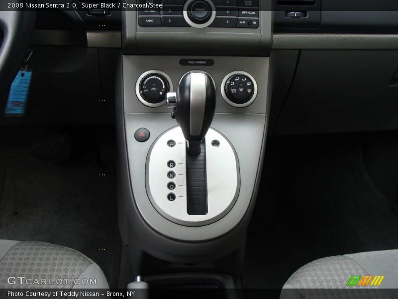 Super Black / Charcoal/Steel 2008 Nissan Sentra 2.0