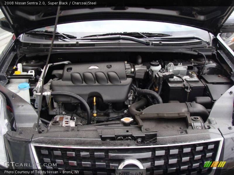 Super Black / Charcoal/Steel 2008 Nissan Sentra 2.0