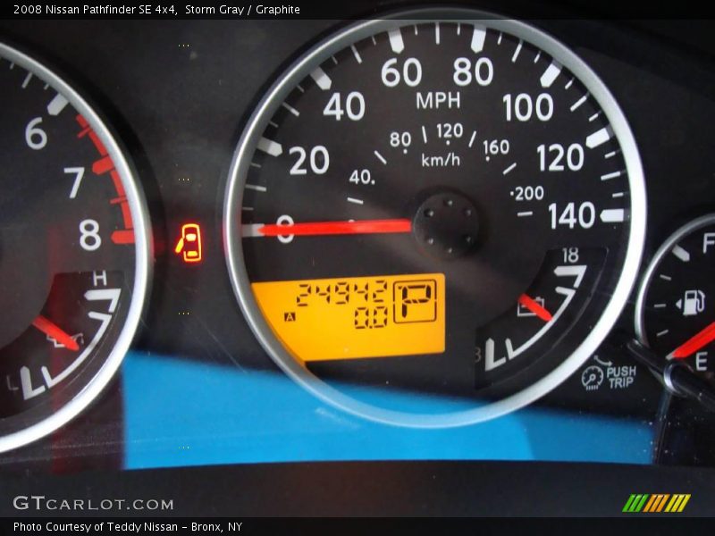 Storm Gray / Graphite 2008 Nissan Pathfinder SE 4x4