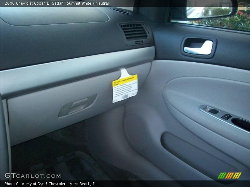Summit White / Neutral 2006 Chevrolet Cobalt LT Sedan