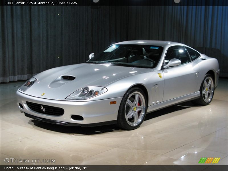 Silver / Grey 2003 Ferrari 575M Maranello