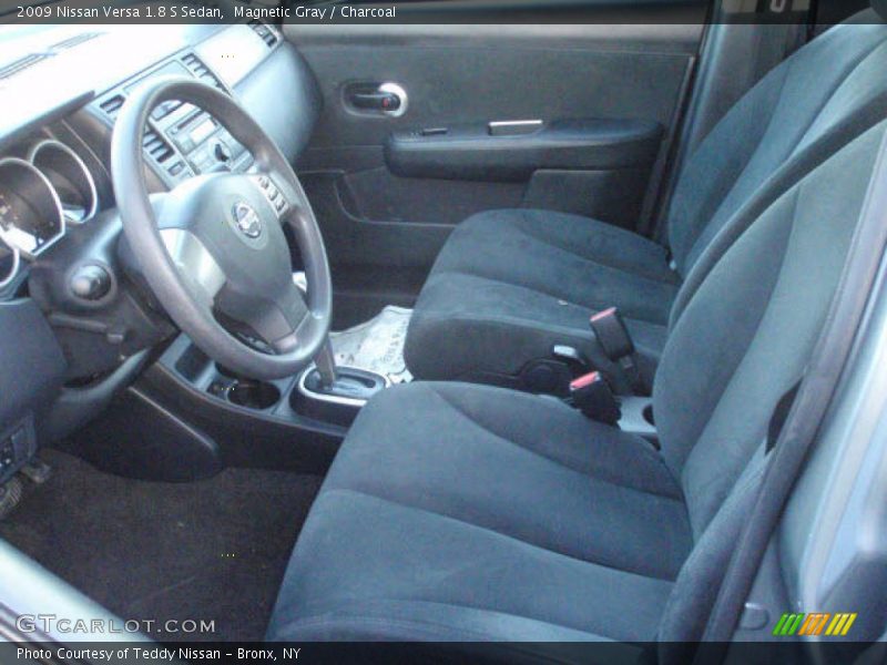Magnetic Gray / Charcoal 2009 Nissan Versa 1.8 S Sedan