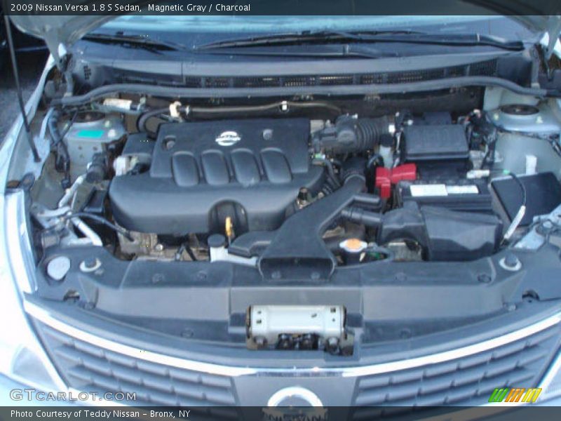 Magnetic Gray / Charcoal 2009 Nissan Versa 1.8 S Sedan