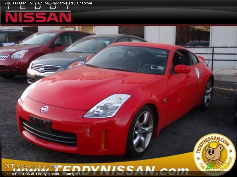 Nogaro Red / Charcoal 2008 Nissan 350Z Coupe