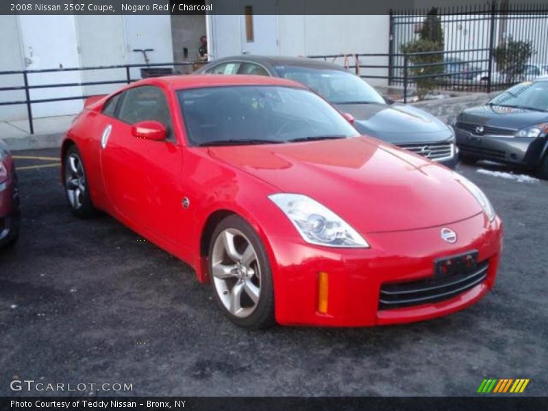 Nogaro Red / Charcoal 2008 Nissan 350Z Coupe