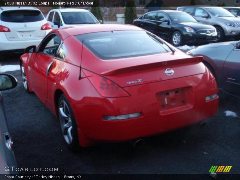 Nogaro Red / Charcoal 2008 Nissan 350Z Coupe