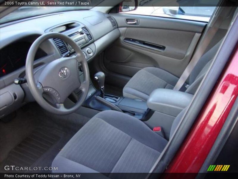 Salsa Red Pearl / Taupe 2006 Toyota Camry LE