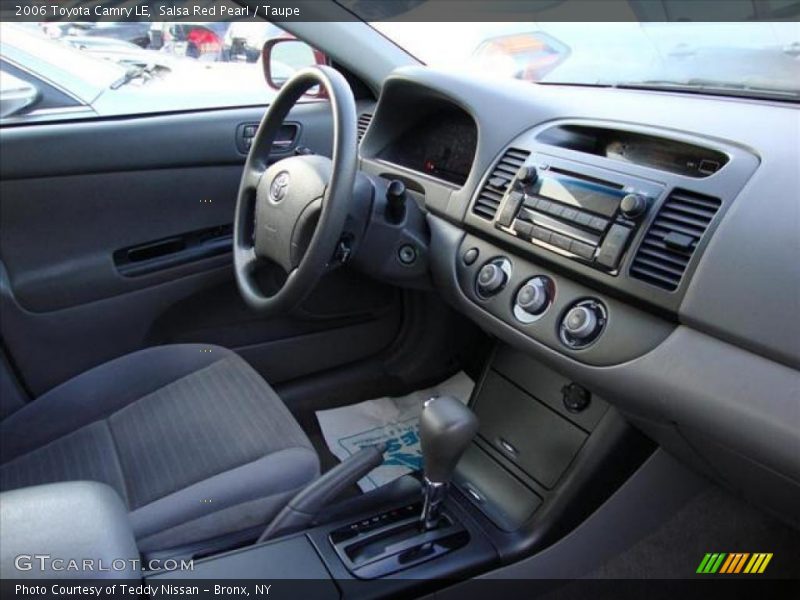 Salsa Red Pearl / Taupe 2006 Toyota Camry LE