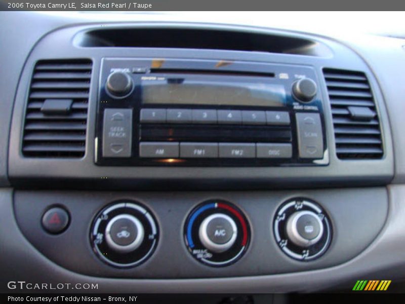 Salsa Red Pearl / Taupe 2006 Toyota Camry LE