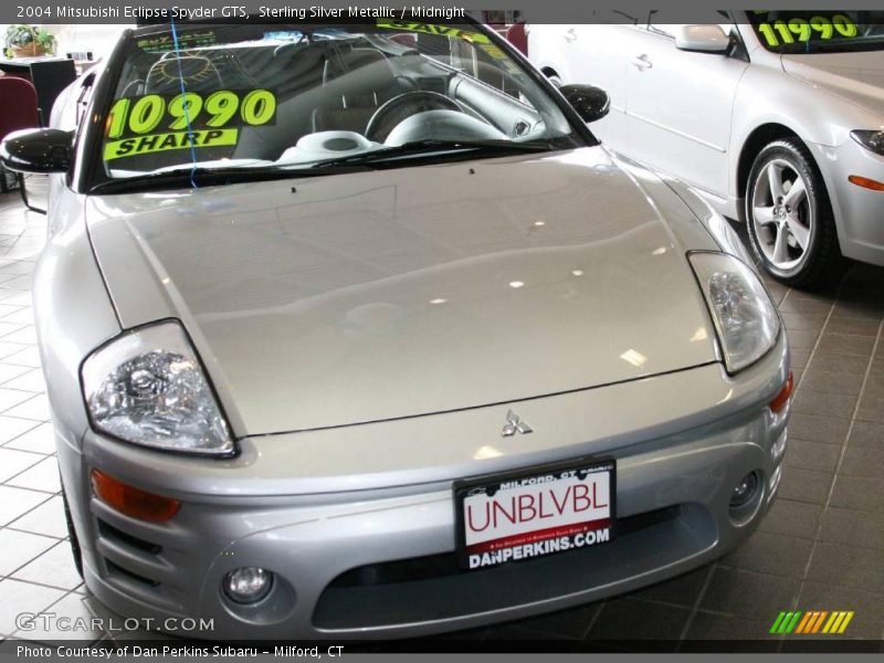 Sterling Silver Metallic / Midnight 2004 Mitsubishi Eclipse Spyder GTS