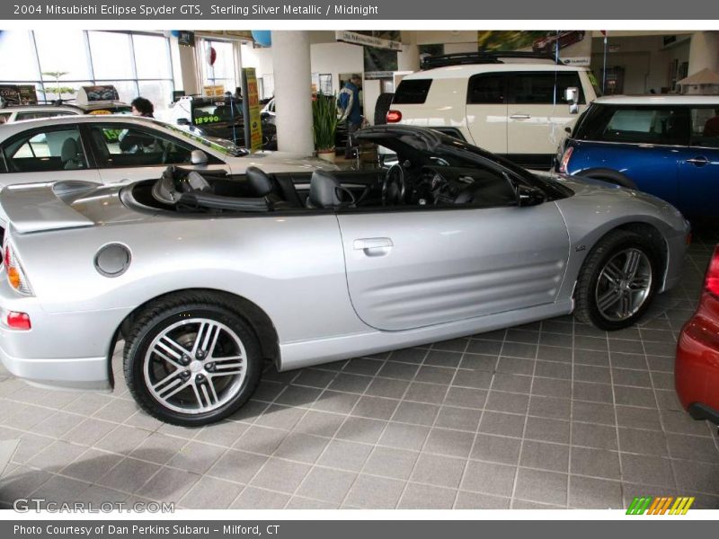 Sterling Silver Metallic / Midnight 2004 Mitsubishi Eclipse Spyder GTS